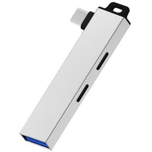 Slanke USB C Hubs Type C Uitbreidingshubs met Hangend Gatenontwerp voor Gemakkelijk Dragen en Brede Compatibiliteitscapaciteit