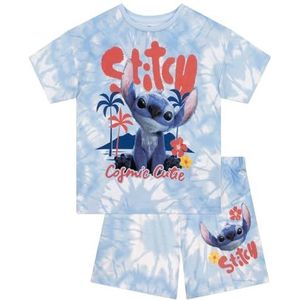 Disney Lilo En Stitch Pyjama, Korte Mouwen Meisjespyjama, Pyjama Voor Meisjes, Stitch Pyjamaset, Blauw 122
