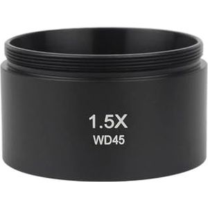 WD165 0.5X 0.7X 0.75X 1.5X 2.0X Extra Objectief Draad 48mm Glazen Lens for Stereo trinoculaire Microscoop(1.5X)