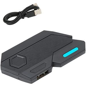 Toetsenbord Muis Converter met 3 USB-poorten 1 USB C-poort, Bluetooth 5.0 Mobiele Telefoon Tablet Game Throne Toetsenbord Muis Adapter Converter Compatibel met IOS, Plug en Play