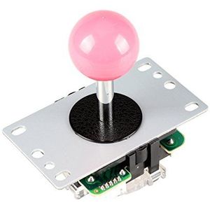 EG STARTS Arcade Classic Competition 5-polige stick 5P Rocker 8-weg joystick voor PC Xbox 360 PS2 PS3 games KOF SNK Arcade DIY Kit Parts Mame Jamma Machine Gaming (roze)