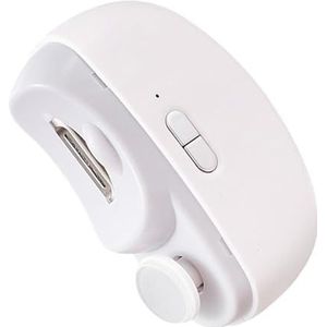 Raxove Elektrische nagelknipper, elektrische nagelknipper met ledlicht, nagelknipper en 2-in-1 nagelknipper, USB-oplaadbaar, veiligheids-nagelknipper met etui