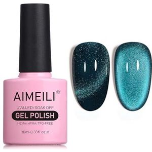 AIMEILI Hema Free Cat Eye Gel Nagellak UV LED Gellack Soak Off Vegan Cruelty-Free Gel Polish 10ml (758)