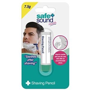 Safe & Sound Styptic Pencil. Stopt bloeden van het scheren en andere kleine sneden. 5g.