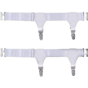 Heren Sokken Kousenbanden for Mannen Verstelbare Elastische Shirt Kousenbanden for Mannen Sokken Antislip Klemmen Shirt Bretels for Mannen Comfortabel Gemakkelijk Te Dragen for Formeel Zakelijk Casual