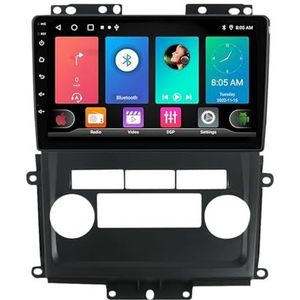 Dubbele DIN Android 14 autoradio voor Nissan Frontier Xterra 2009-2012 9 Duim QLED Touch screen-met Draadloze Carplay Android Auto GPS navigatie 4G WiFi Stuurwielbediening achteruitrijcamera(P2 WIFI 4