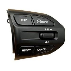 Stuurwielknoppen Voor Kia K2 Voor RIO Voor X-LINE 2017-2019 4 Multifunctioneel Stuurwiel Bluetooth Vaste Snelheid Cruise Control Knop Audioschakelaar(Brown)