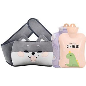 Warmwaterfles met taillehoes, Cartoon Warm Water Bag