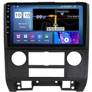 Android 12.0 Car Stereo 9 ""Touch Screen auto audio speler bluetooth stuurwielbediening Voor Ford Escape 2007-2012 auto speler Ondersteunt CarAutoPlay PIP GPS Navigatie Backup Camera (Size : 4Core WIF