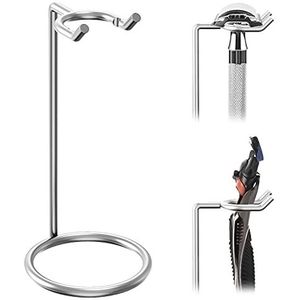 Linkidea - Roestvrijstalen Scheermesstandaard - Zilver - Voor Fusion 5 en Mach 3