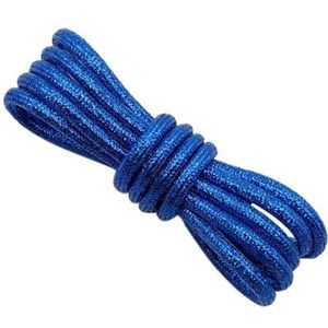 Gnmshzy 4,5 mm ronde veters in effen kleur, koningsblauw, 39"" ( 100 cm )