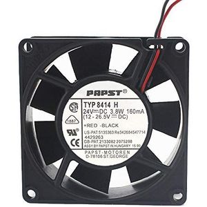PAPST TYP 8414 H DC24V 3.8W 8025 8CM high-end equipment cooling fan