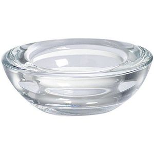 Bolsius Ronde theelichthouder, glas, Transparant