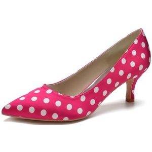 SYDZSW Sexy Hakken Schoenen Partij Bruids Hakken Puntige Teen, Roze, 43 EU