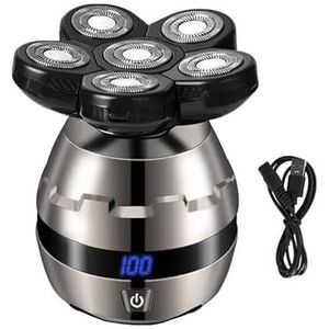 Elektrisch scheermes voor mannen, professionele mannen elektrische tondeuse baard kapper apparaat USB opladen draagbare full body waterdichte trimmer