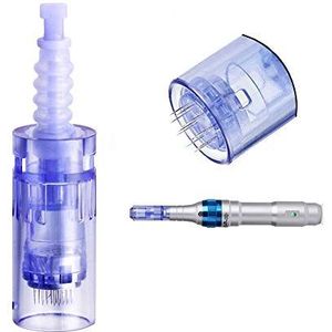 KYTRIBE Dermapen Naalden, 50 stuks, 12 naalden voor auto, elektrische microneedling dermarpen, individuele verpakking, steriele desinfectie, gezichtsverzorgingsgereedschap (50 stuks, 12 naalden)