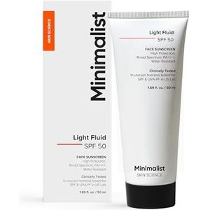 Minimalist - Light Fluid - Zonnecrème - 50 ml - SPF 50