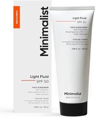Minimalist - Light Fluid - Zonnecrème - 50 ml - SPF 50