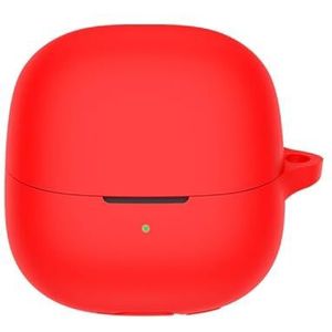 Voor Xiaomi buds 5 hoofdtelefoon case Siliconen hoesje Drop-proof en stofdichte hoofdtelefoon case (Rood)