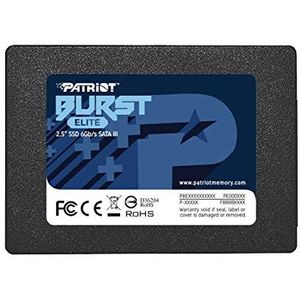 Patriot Memory Burst Elite 480GB Internal SSD - SATA 3 2.5"" - Solid State Drive - PBE480GS25SSDR