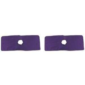 2 Set van Herbruikbare Massage Bed Tattoo Tafel Sheet Pad Mat met Gezicht Gat Paars