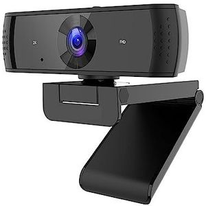 Webcams, Webcam 2K FHD Autofocus Computer Webcam 30FPS USB Web Camera Met Microfoon En Privacy Cover for Conferenties, Live Streaming, Opname