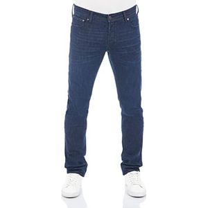 JACK & JONES JJIGLENN Jeans voor heren, slim fit, stretch denimbroek, blauw, zwart, W27, W28, W29, W30, W31, W32, W33, W34, W36 W38, Blue Denim 110 (12225766), 30W x 32L