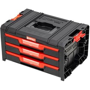 Qbrick Gereedschapskast, ladekast, 45 x 32 x 24,5 cm, PRO Drawer 2 modulaire gereedschapskist met 2 laden