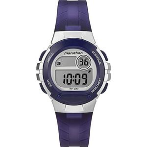 Timex Dames marathon by Timex 32 mm digitaal horloge, Paars, Riem