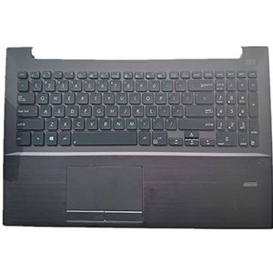 Laptop omhulsel rond toetsenbord & Toetsenbord & Touchpad Voor For ASUS B551 B551LA B551LG Grijs Verenigde Staten Lay-out