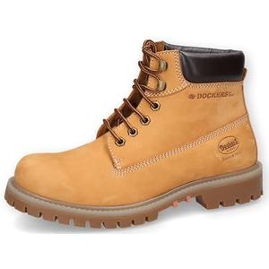 Dockers by Gerli Mannen Combat Boots, Heren Enkellaarzen, Oranje Gouden Tan 910, 41.5 EU