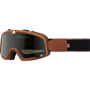100% Barstow Classic MX Offroad Goggles The Equilibrist w/Grijze en Groene Lens
