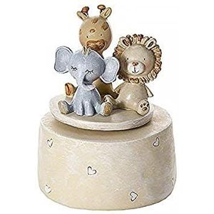 Mousehouse Gifts Safari Animal Muziekdoos Baby Jongen Meisje Unisex Gift