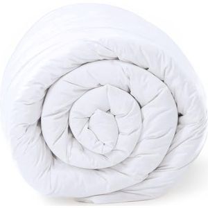 Zomerdekbed dekbed 220 x 155 cm - quilts slaapdeken gewatteerd dekbed warm dekbed wit gemaakt van microvezel