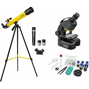 National Geographic telescopische en microscoopset voor kinderen en beginners, met uitgebreide accessoires