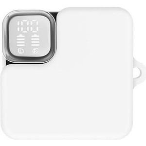 Voor QCY MeloBuds Neo hoofdtelefoon case Siliconen hoes Drop-proof en stofdichte hoofdtelefoon case (Wit)