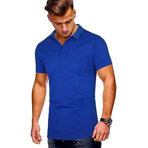 DONGCY Polo Shirts V-hals T-shirts Korte Mouw Heren Stretch Sneldrogend Tee-Shirts Ademend Comfortabel Lichtgewicht