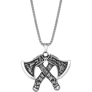 GALsor Titanium Staal Viking Odin Ax Lunawen Rune Shield Trump