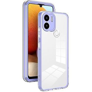 Telefooncase Clear Case for Xiaomi Redmi A1+,Redmi A1 Plus Case Full Body Case Transparante telefoonhoes,Slanke beschermende telefoonhoes ontworpen Transparante anti-kras schokabsorptiehoes (Color :