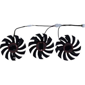 GPU VGA-ventilator grafische videokaartkoeler voor Sapphire RX 5600 XT 5600XT RX5600XT 6 GB voor PULSE PRO OC, 3 stuks/set, FD7010H12S