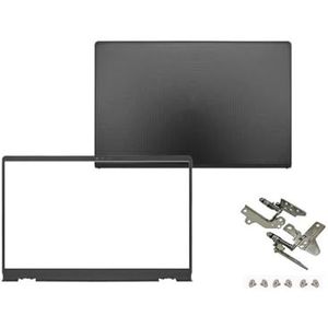 WANGHUIH LCD-achterdeksel + rand + scharnieren (niet geschikt voor Inspiron) Compatibel met DELL Vostro 15 3510 3511 3520 3525 Laptop