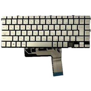 JP Voor HP 15m-es eu 15-es ep 15t-ep Laptop Backlit Toetsenbord Zilver Japans