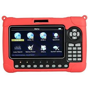 Satellietzoekers WS-6980 DVB-S2/T2/C COMBO Satelliet Signaal SatFinder Meter 7 ""Inch H.265 MPEG-4 Spectrum Analyzer Satelliet Sat Finder LCD-scherm met meter met satellietdetectie