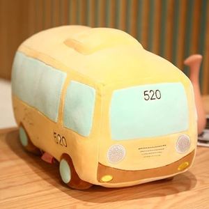 auto knuffel bus pop schattig kussen pop kinderen verjaardagscadeau-e, 30cm