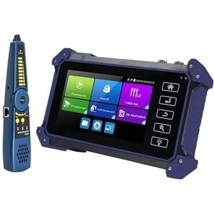 CCTV-tester IPC5200 4K IP CCTV Tester 8MP AHD CVI TVI SDI Analoge Camera Testen H.265 Draagbare CCTV Monitor Met VGA In/uitgang(Purple 5200C Plus)