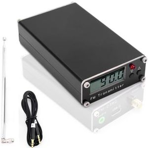 0,5W frequentiemodulatie-emitter 76-108 MHz FM-zender 2 km transmissieafstand 500 mW maximale output stereo-zendapparaat
