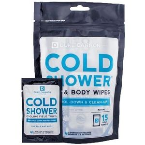 Cold Shower Cooling Field Towel Wipes, 15-Pk. -TOWELSPOUCH1