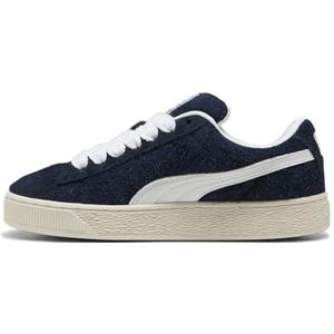 PUMA Heren Suede XL Harige Lace Up Sneakers Schoenen Casual - Blauw, Blauw, 41 EU