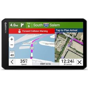 Garmin dēzlCam OTR725 7"" GPS-trucknavigator met hoge resolutie en ingebouwde 1080P HD-dashcam, automatische incidentopname, aangepaste routering, satellietbeelden, windsnelheid, door de gemeenschap