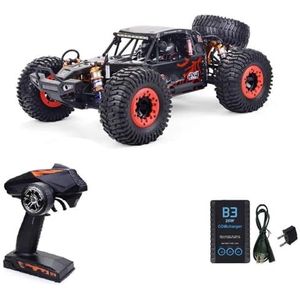 MANGRY DBX-10 1/10 RC Auto Desert Truck 4WD RTR Afstandsbediening Frame Off Road Buggy Borstelloze RC Voertuigen (Color : RTR 101 Tire Red)